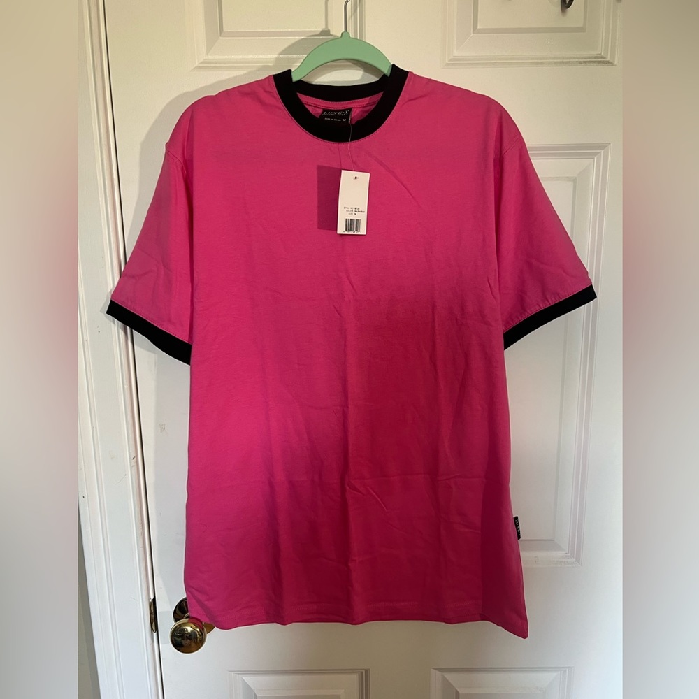 LUXE-T ringer tshirt NWT M